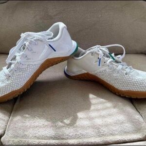 Nike White Sneakers with Gum Sole